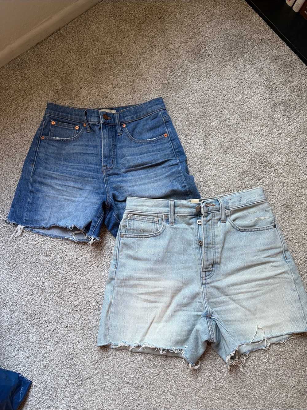 Madewell Denim Shorts - High Rise and Momjean
